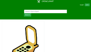 openclipart圖庫：mobile phone
