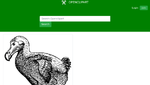 openclipart圖庫：dodo bird