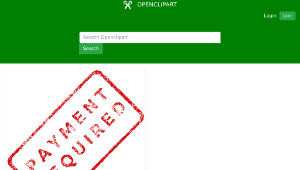 openclipart圖庫：Payment Required Business Stamp 2