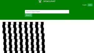 openclipart圖庫：Horizontal Optical Illusion
