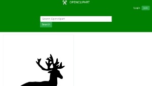 openclipart圖庫：Deer-資源代表圖