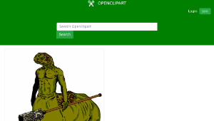 openclipart圖庫：Turtle Centaur