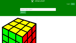 openclipart圖庫：Rubik cube