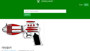 openclipart圖庫：raygun