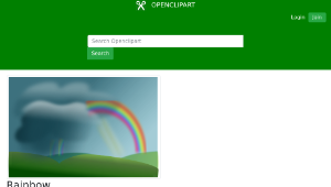 openclipart圖庫：Rainbow