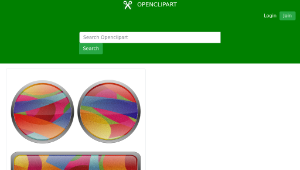 openclipart圖庫：Multicolored Film Grained Buttons縮圖