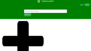 openclipart圖庫：Cross-資源代表圖