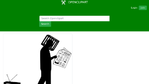 openclipart圖庫：Anti media