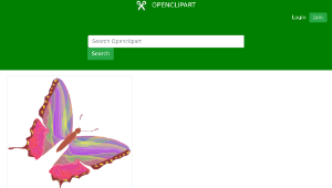 openclipart圖庫：Butterfly