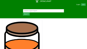 openclipart圖庫：Honey Jar