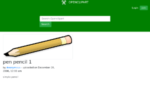 openclipart圖庫：pen pencil 1-資源代表圖