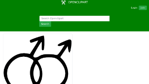 openclipart圖庫：gay symbol-資源代表圖
