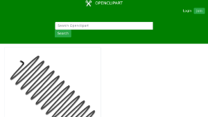 openclipart圖庫：Wire Spring縮圖