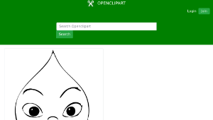 openclipart圖庫：raindrop character-資源代表圖