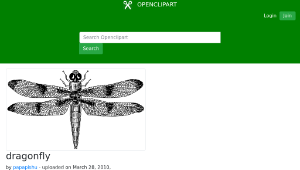 openclipart圖庫：dragonfly