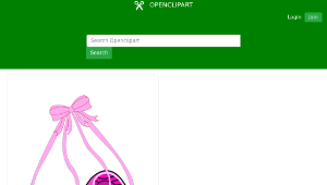 openclipart圖庫：Ballet Slippers