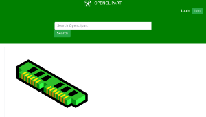 openclipart圖庫：ram memory