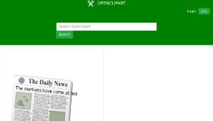 openclipart圖庫：Newspaper