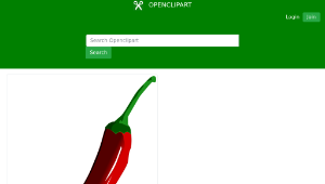 openclipart圖庫：Chili pepper-資源代表圖