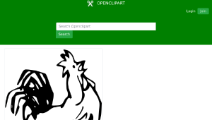 openclipart圖庫：Rooster