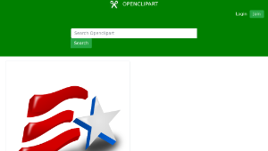 openclipart圖庫：Independence Day (USA) Icon