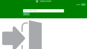 openclipart圖庫：Exit icon-資源代表圖