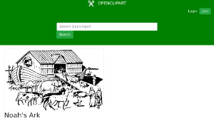openclipart圖庫：Noah's Ark