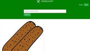 openclipart圖庫：Fast Food, Breakfast, Sausage