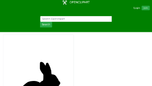 openclipart圖庫：Rabbit