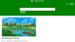 openclipart圖庫：Amethyst Pond-資源代表圖