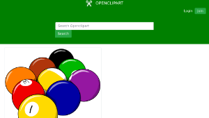 openclipart圖庫：9 balls