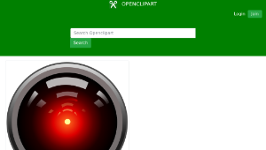 openclipart圖庫：HAL9000-資源代表圖