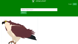 openclipart圖庫：osprey縮圖