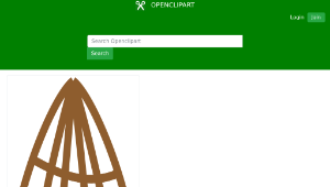 openclipart圖庫：Brown Cartoon Net縮圖