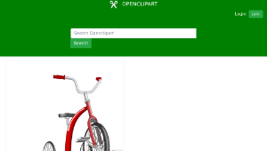 openclipart圖庫：tricycle - final縮圖