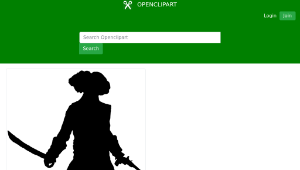 openclipart圖庫：Pirate Silhouette縮圖