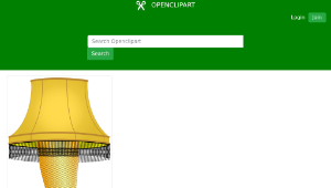 openclipart圖庫：Leg Lamp - A Major Award縮圖
