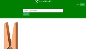 openclipart圖庫：clothes peg縮圖