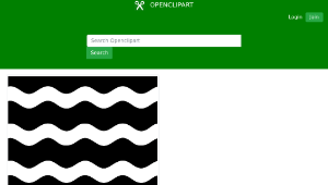 openclipart圖庫：Tileable Wave Pattern縮圖