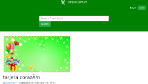 openclipart圖庫：tarjeta corazÃ³n縮圖