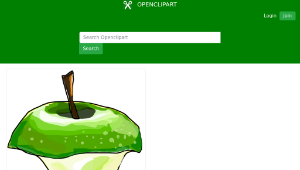 openclipart圖庫：Apple Core縮圖