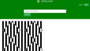 openclipart圖庫：3D optical illusion with inverted diamonds-資源代表圖