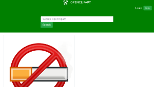 openclipart圖庫：No smoking icon縮圖