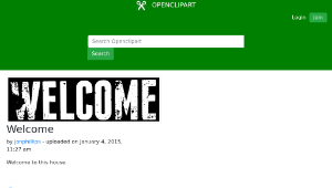 openclipart圖庫：Welcome-資源代表圖