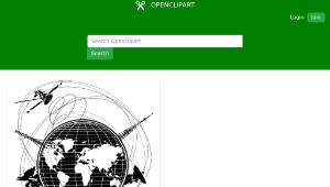 openclipart圖庫：global Telecommunications縮圖