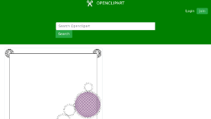 openclipart圖庫：border with cogs縮圖