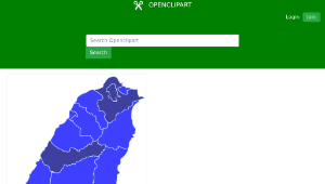 openclipart圖庫：Taiwan è‡ºç£è¡Œæ”¿å€åŸŸåœ–縮圖