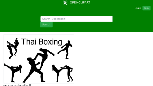 openclipart圖庫：muaythaiall縮圖
