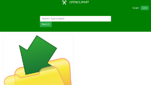openclipart圖庫：Save File