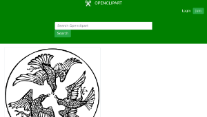 openclipart圖庫：three birds in a circle-資源代表圖